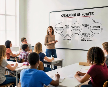Teach Young People How the US Government Works.