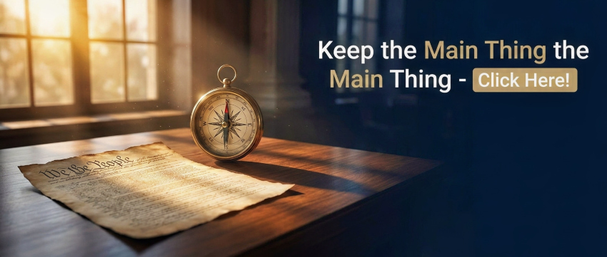 Keep The Main Thing The Main Thing, The US Constitution